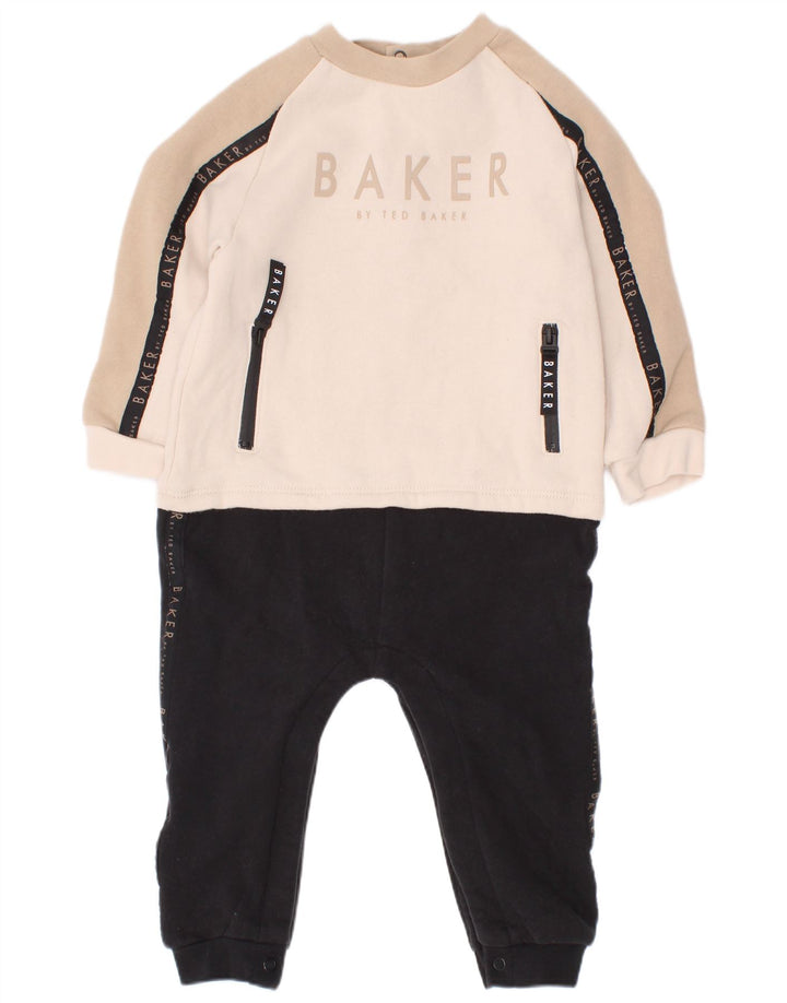 Tuta grafica per neonato di Ted Baker 12-18 mesi multicolore a blocchi di colore