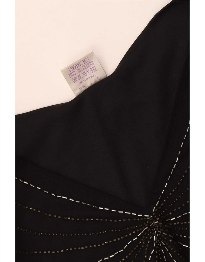 Agenda Damebluse Top UK 16 Stor Sort Polyester