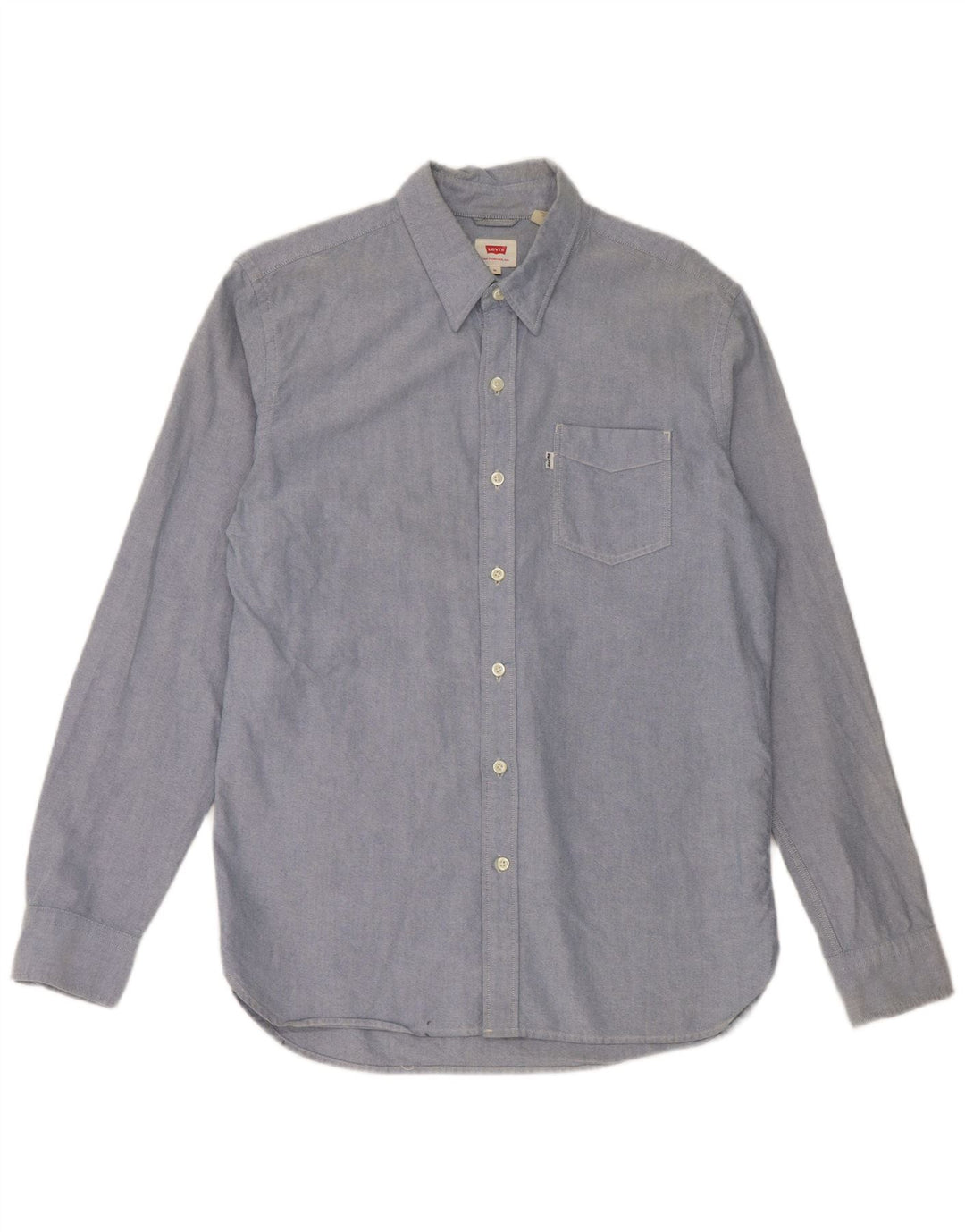 Levi's Mens Shirt Medium Blue Cotton