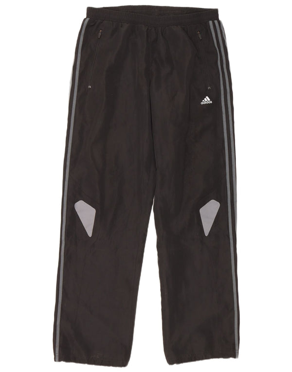 Adidas Mens Climacool Tracksuit Trousers Medium Black Colourblock Polyester