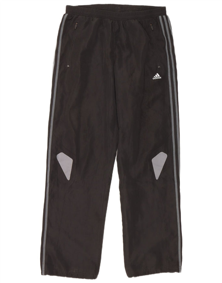 Adidas Mens Climacool Tracksuit Trousers Medium Black Colourblock Polyester