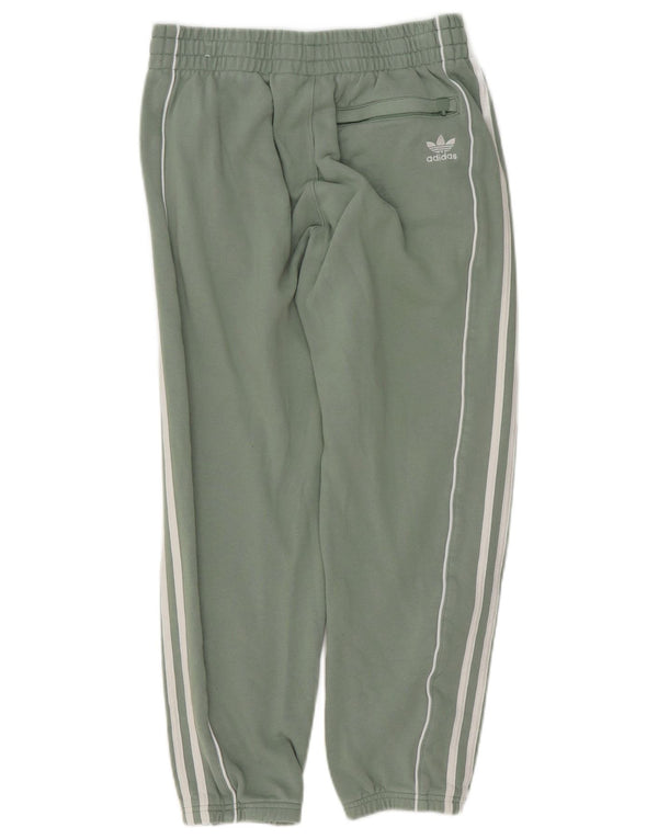 Adidas Pantalon de survêtement pour femme Joggers UK 14 Coton vert moyen