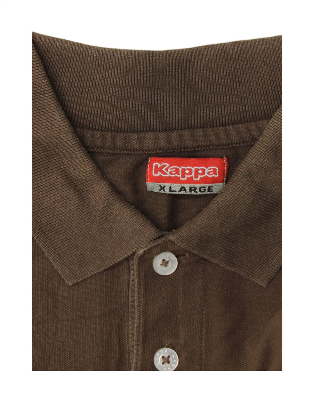Polo Kappa da uomo XL Marrone