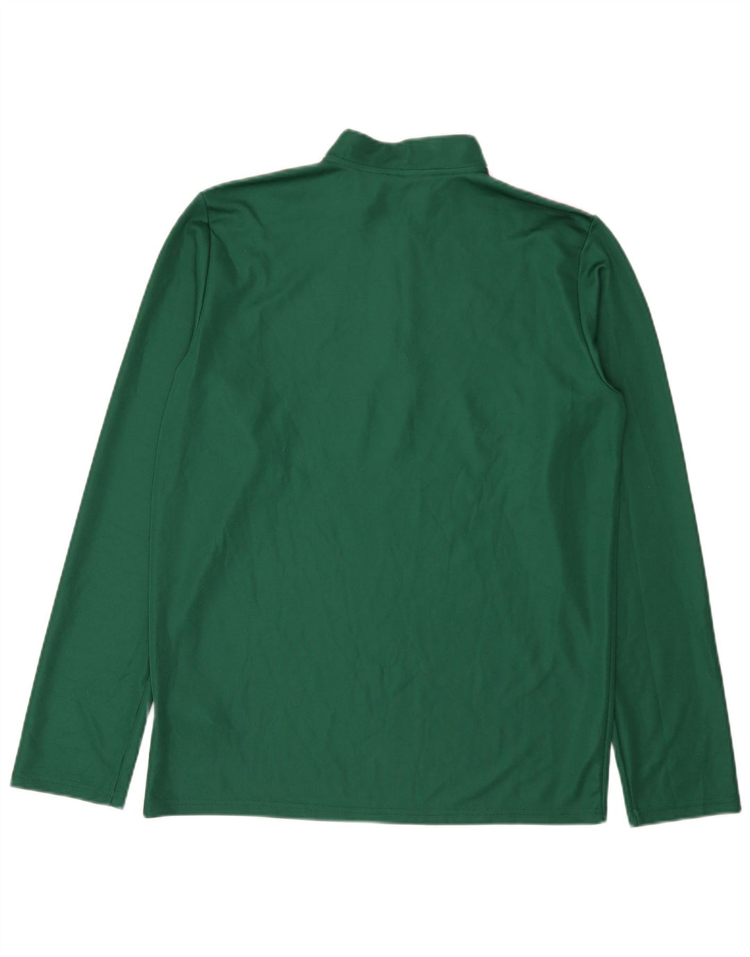 Adidas Herre Aeroready Zip Neck Pullover Træningsdragt Top Stor Grøn Polyester