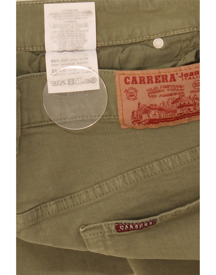 Carrera Slim Jeans til mænd W34 L33 Grøn bomuld