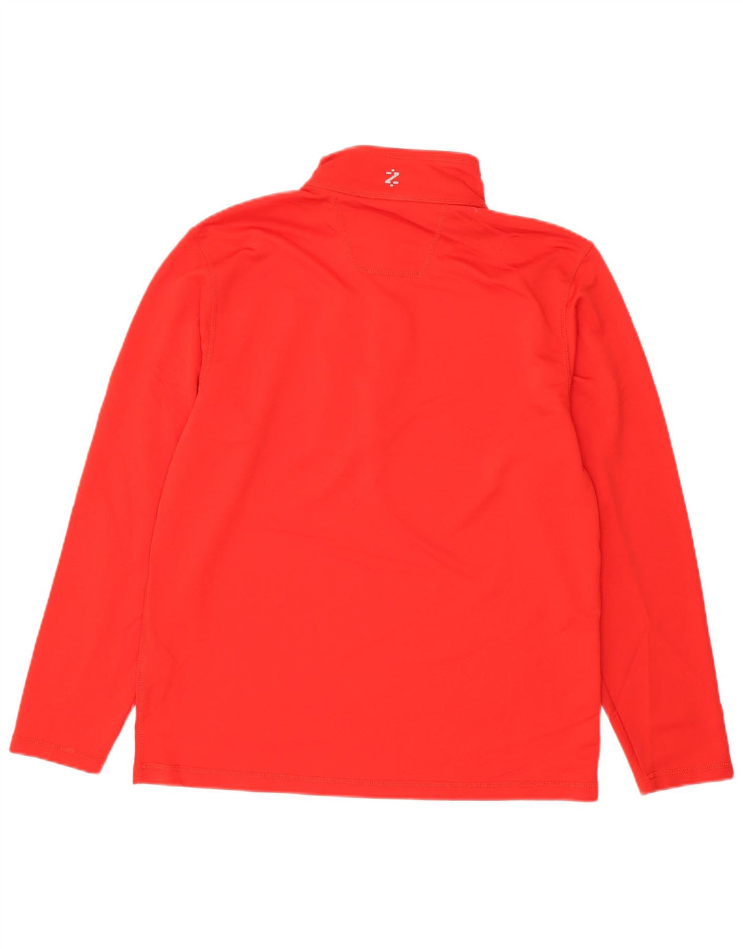 Izod Herre Zip Neck Pullover Træningsdragt Top Medium Rød Polyester