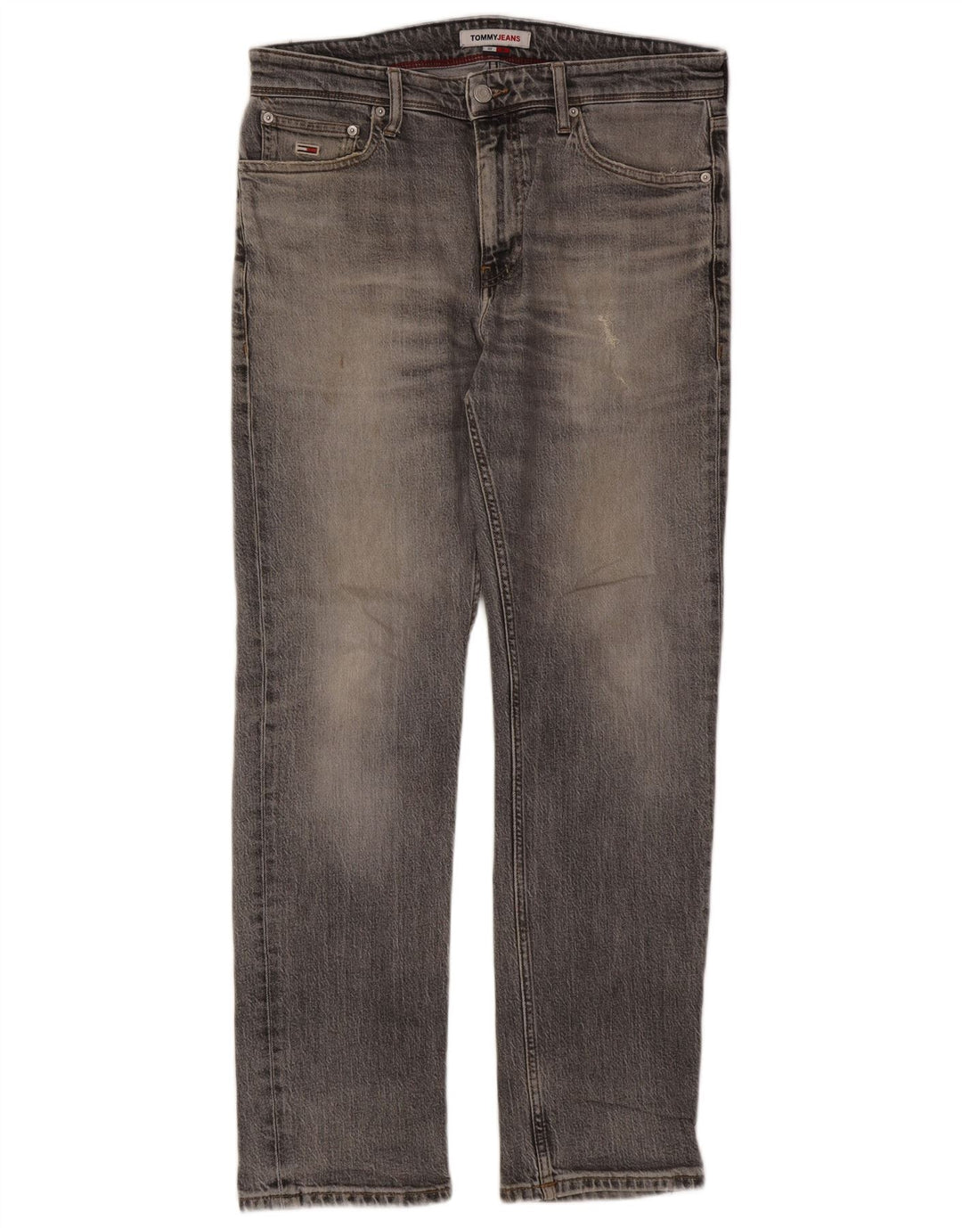 Tommy Hilfiger Mens Slim Jeans W32 L30 Grey Cotton