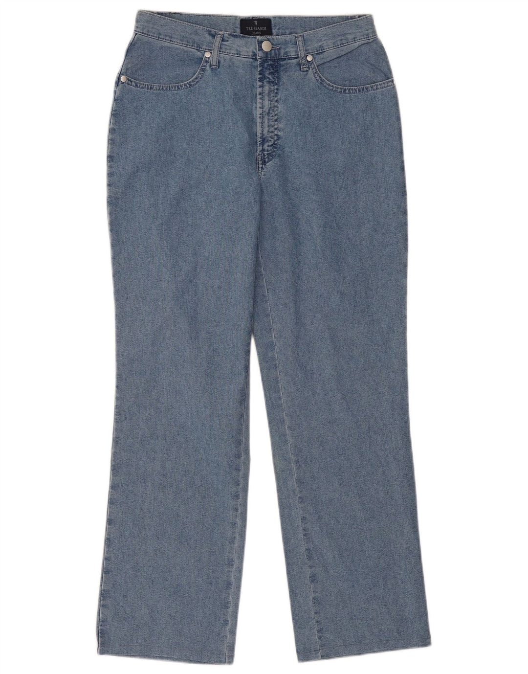 Trussardi lige jeans til kvinder W32 L30 blå bomuld