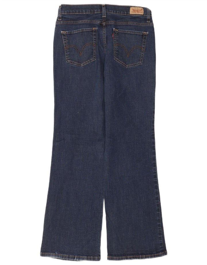 Levi's Womens 512 Perfectly Slimming Bootcut Jeans W31 L30 Blue Cotton