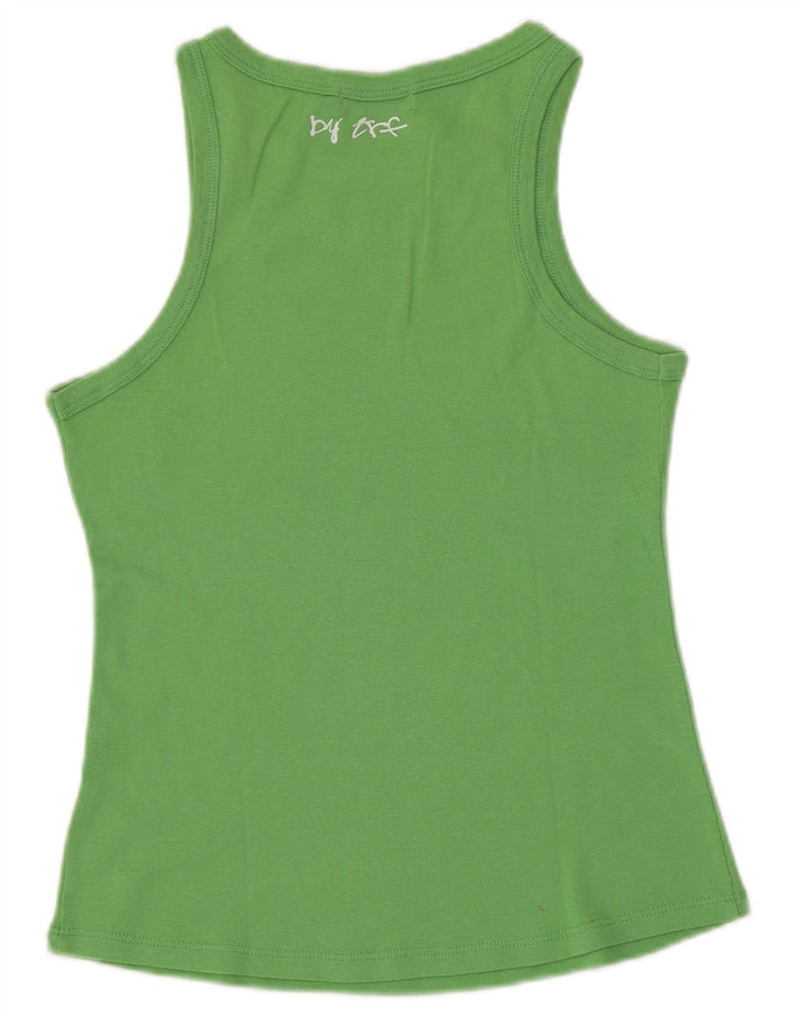 Canotta Donna ZARA UK 12 Verde Medio