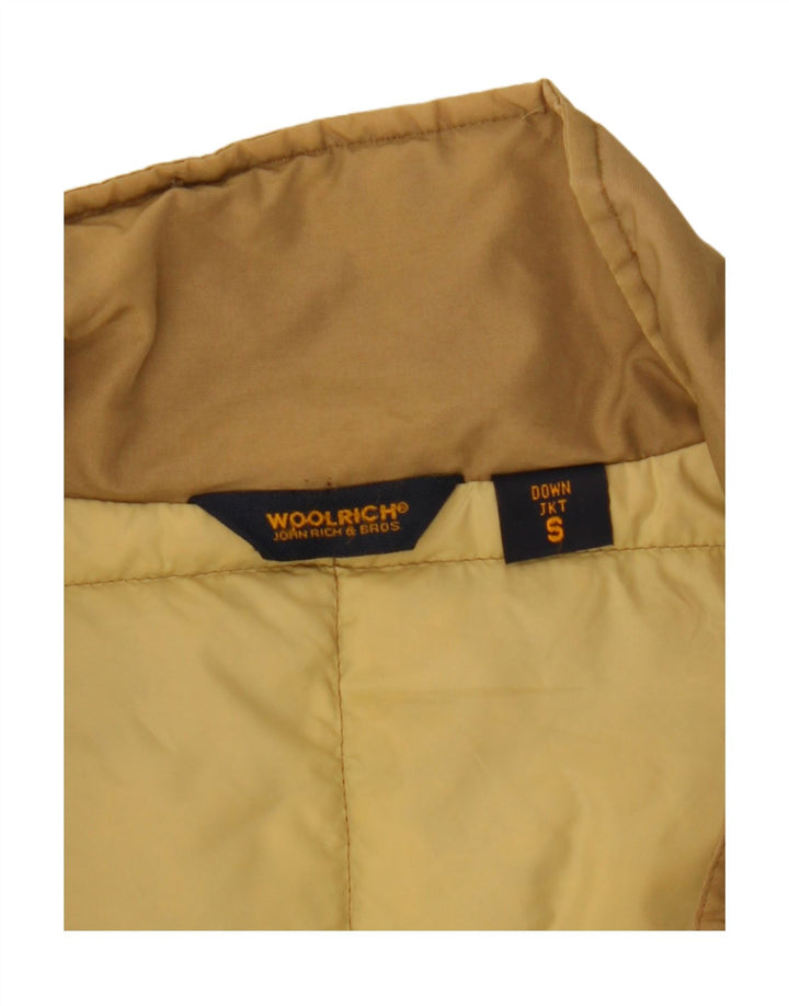 Cappotto imbottito da donna Woolrich UK 10 piccolo nylon beige