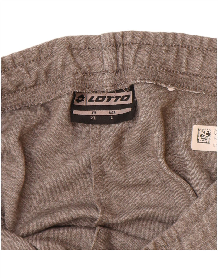 Lotto Mens Tracksuit Trousers Joggers Large  Grey