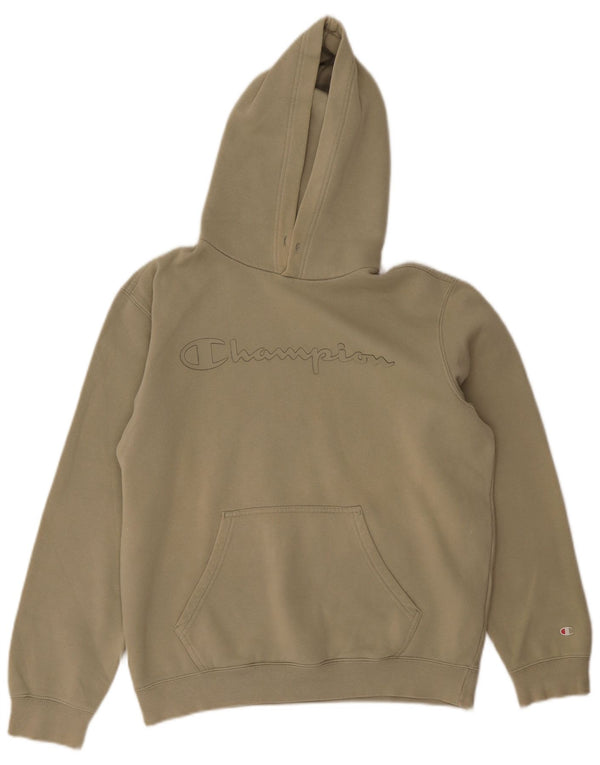 Champion Herre grafisk hættetrøje Jumper Medium Khaki Bomuld