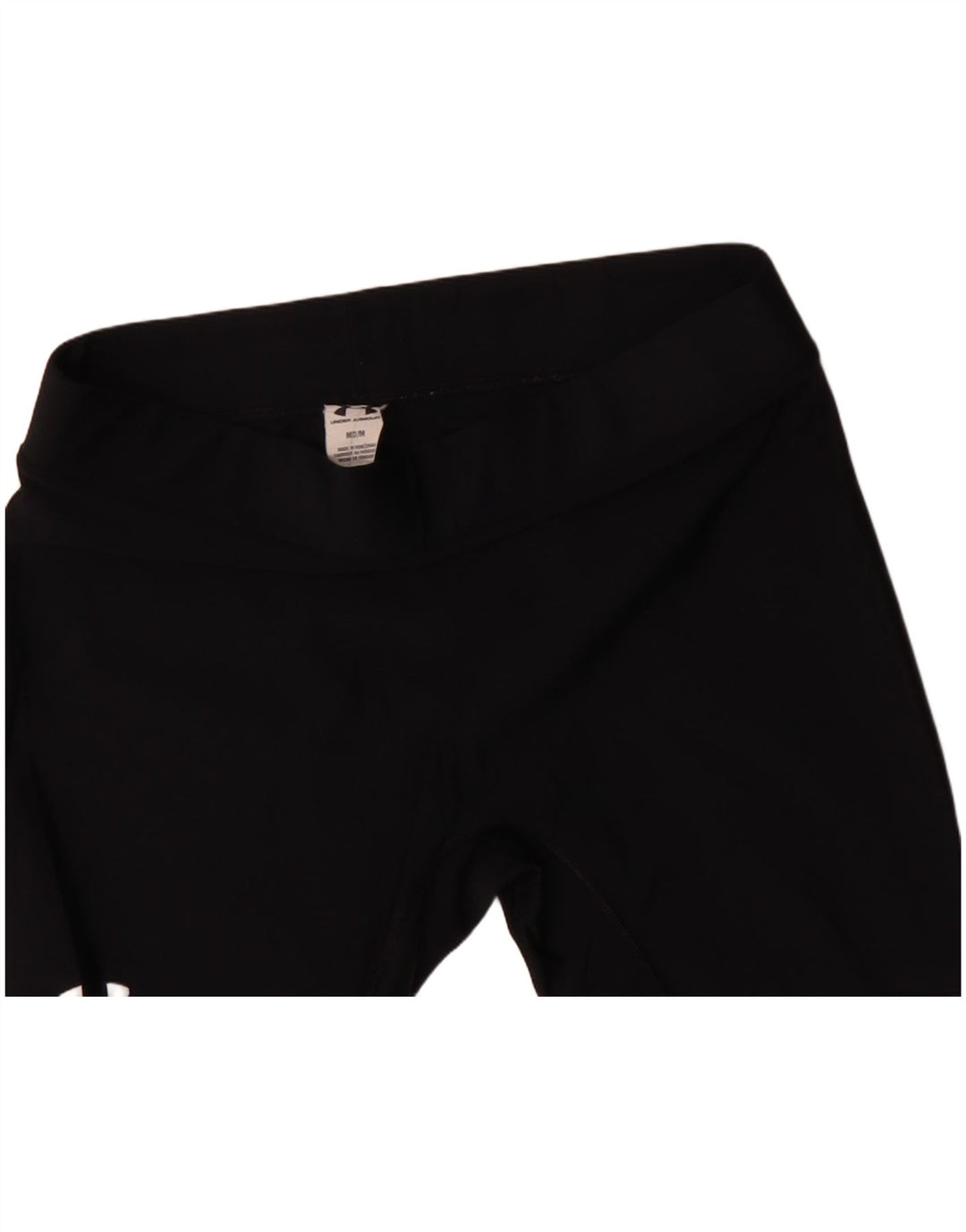 Under Armour Womens Sport Shorts UK 12 Medium  Black Nylon