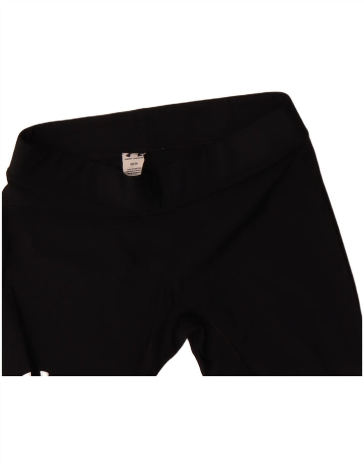 Under Armour Womens Sport Shorts UK 12 Medium  Black Nylon