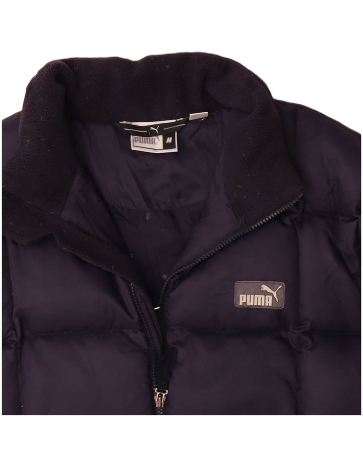 Puma Herren Wattierte Jacke UK 38 Medium Marineblau Polyester