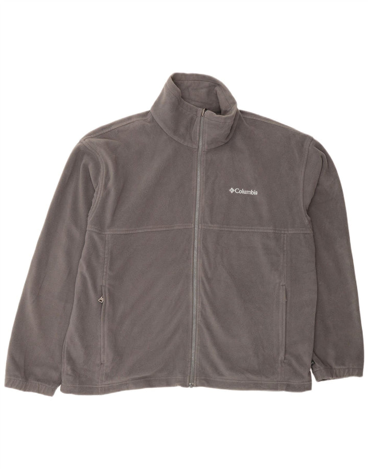 COLUMBIA Herre Interchange Liner Fleecejakke UK 42 XL Grå Polyester