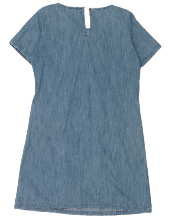 Mountain Warehouse Womens Basic Dress UK 14 Large Blue Cotton