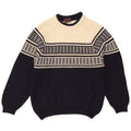 American System Herren-Pullover mit Rundhalsausschnitt, groß, Marineblau, Farbblock