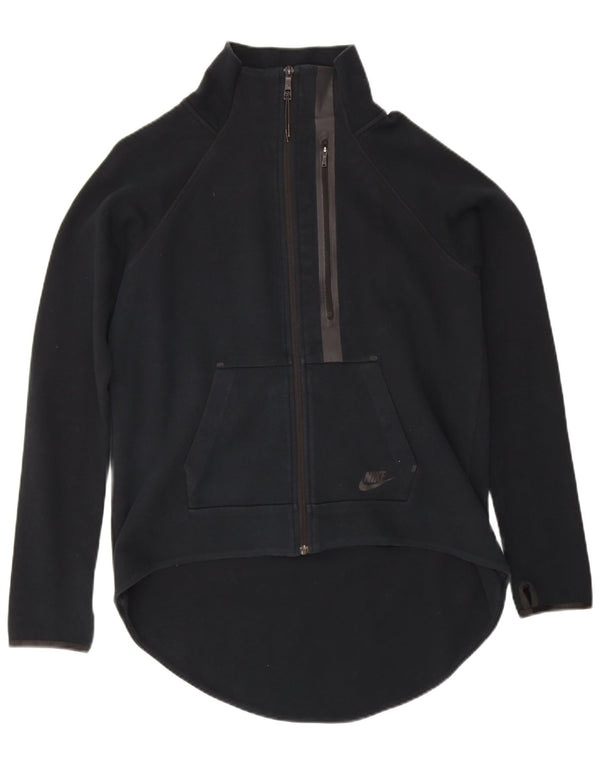 Γυναικεία φόρμα Nike Top Jacket UK 14 Large μαύρο βαμβακερό