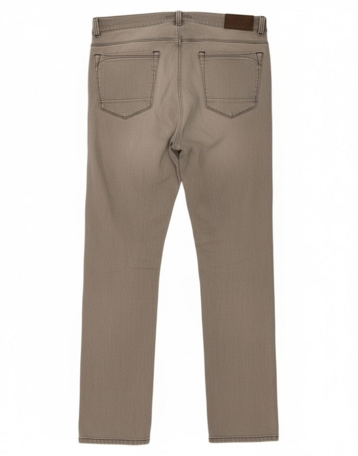 Trussardi Mens Slim Jeans W31 L33 Grey Cotton
