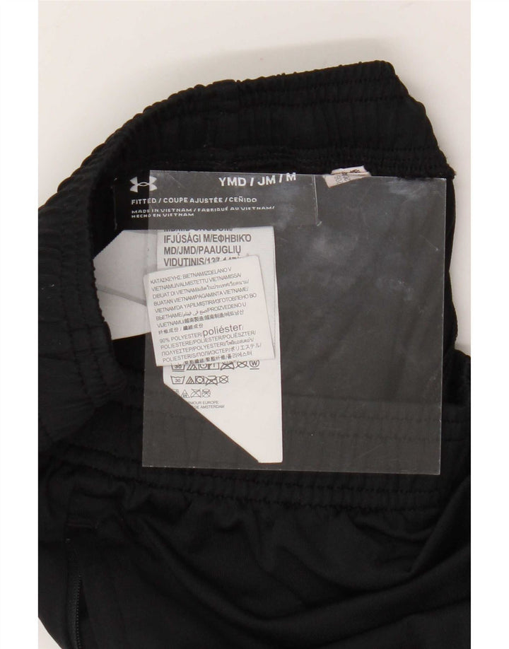 Under Armour Pantalon de Survêtement Garçon 9-10 ans Noir Moyen Polyester