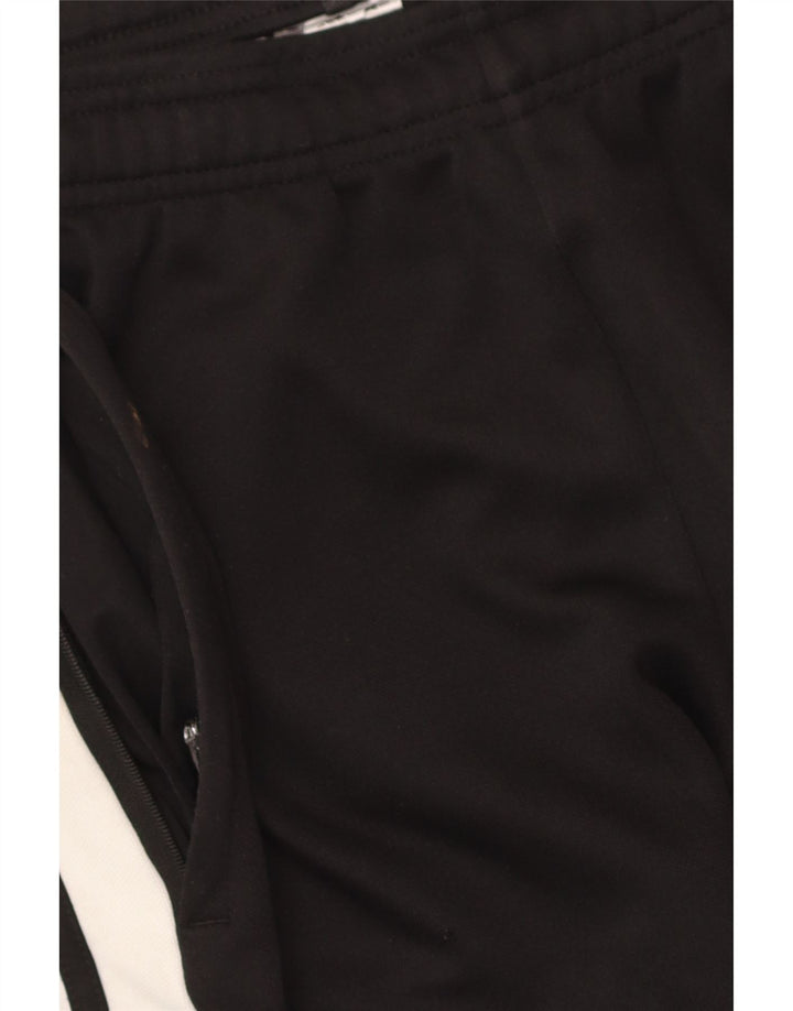 Adidas Mens Graphic Tracksuit Trousers Medium Black Polyester