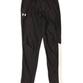 Under Armour Mens Fitted Tracksuit Trousers Medium  Black Colourblock