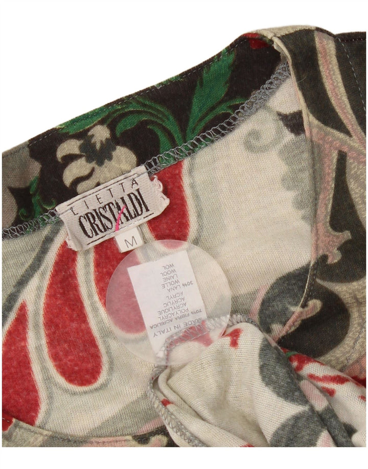 Cristaldi Womens Loose Fit Blouse Top UK 14 Medium Multicoloured Floral