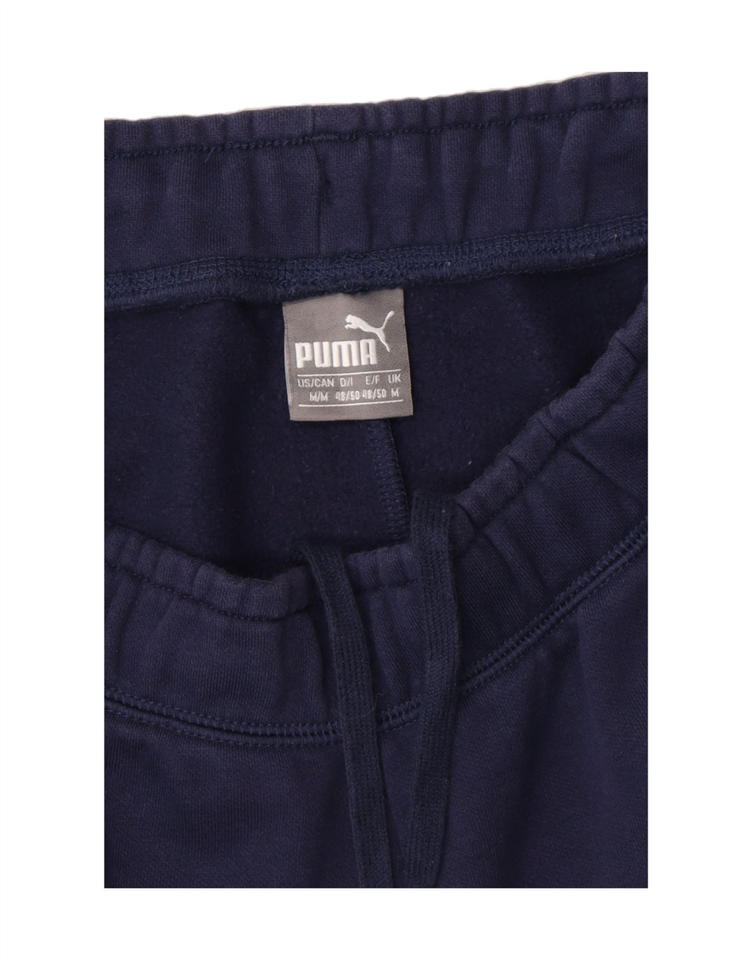 PUMA Mens Graphic Tracksuit Trousers Joggers Medium  Navy Blue Vintage Puma and Second-Hand Puma from Messina Hembry 