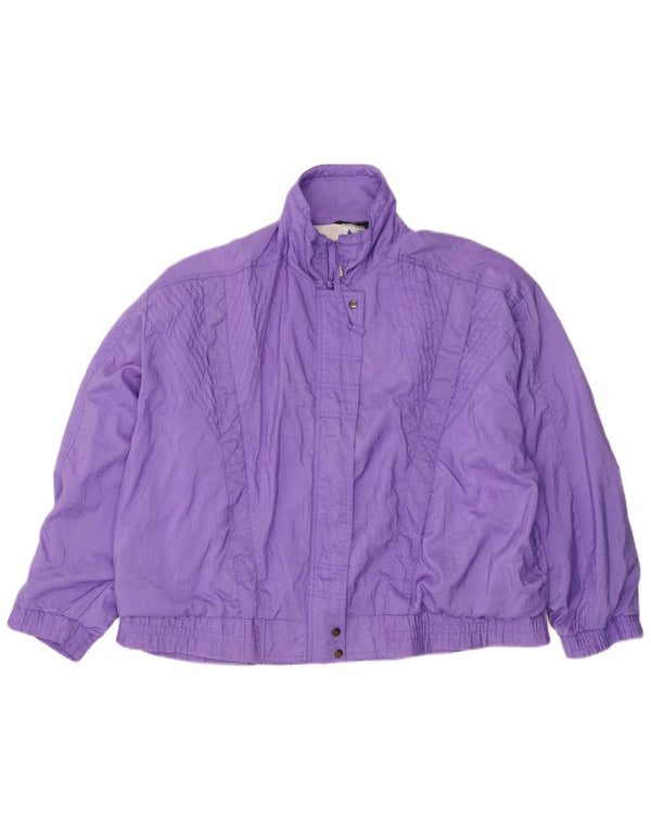 Rodeo Veste de pluie surdimensionnée pour femme EU 42 Large Violet Nylon