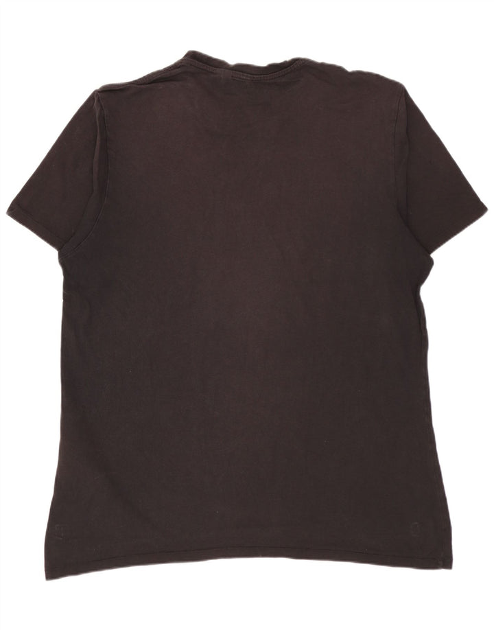 LEVI'S Mens Graphic T-Shirt Top Large Black Cotton