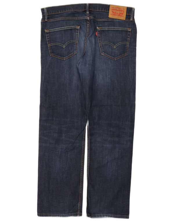Jeans dritti Levi's 504 da donna W34 L32 cotone blu