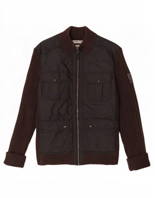 Pulover cardigan pentru femei Calvin Klein Jeans UK 14 maro mediu