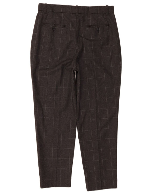 Ralph Lauren Damen Tapered Chino-Hose US 4 Small W30 L26 Grau kariert