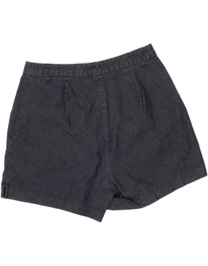 MOSSIMO Womens Chino Shorts US 8 Medium W30 Navy Blue Cotton Vintage Mossimo and Second-Hand Mossimo from Messina Hembry 