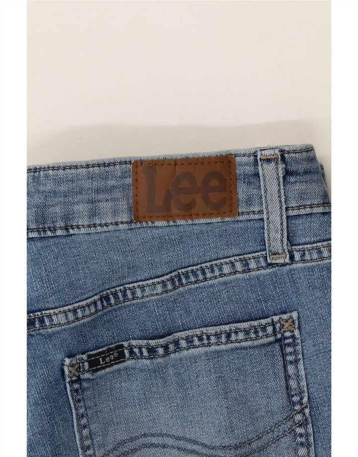 LEE Womens Regular Fit Mid Rise Capri Jeans US 10 Large W32 L22 Blue Vintage Lee and Second-Hand Lee from Messina Hembry 