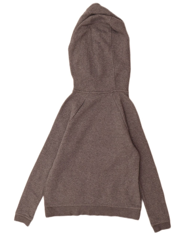Nike Γυναικείο Hoodie Jumper UK 6 XS Γκρι βαμβακερό