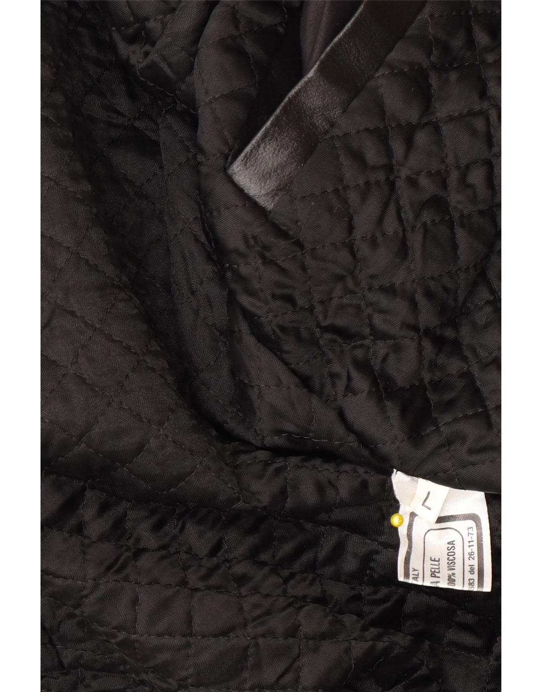 Vintage Mens Leather Jacket UK 40 Large Black Leather