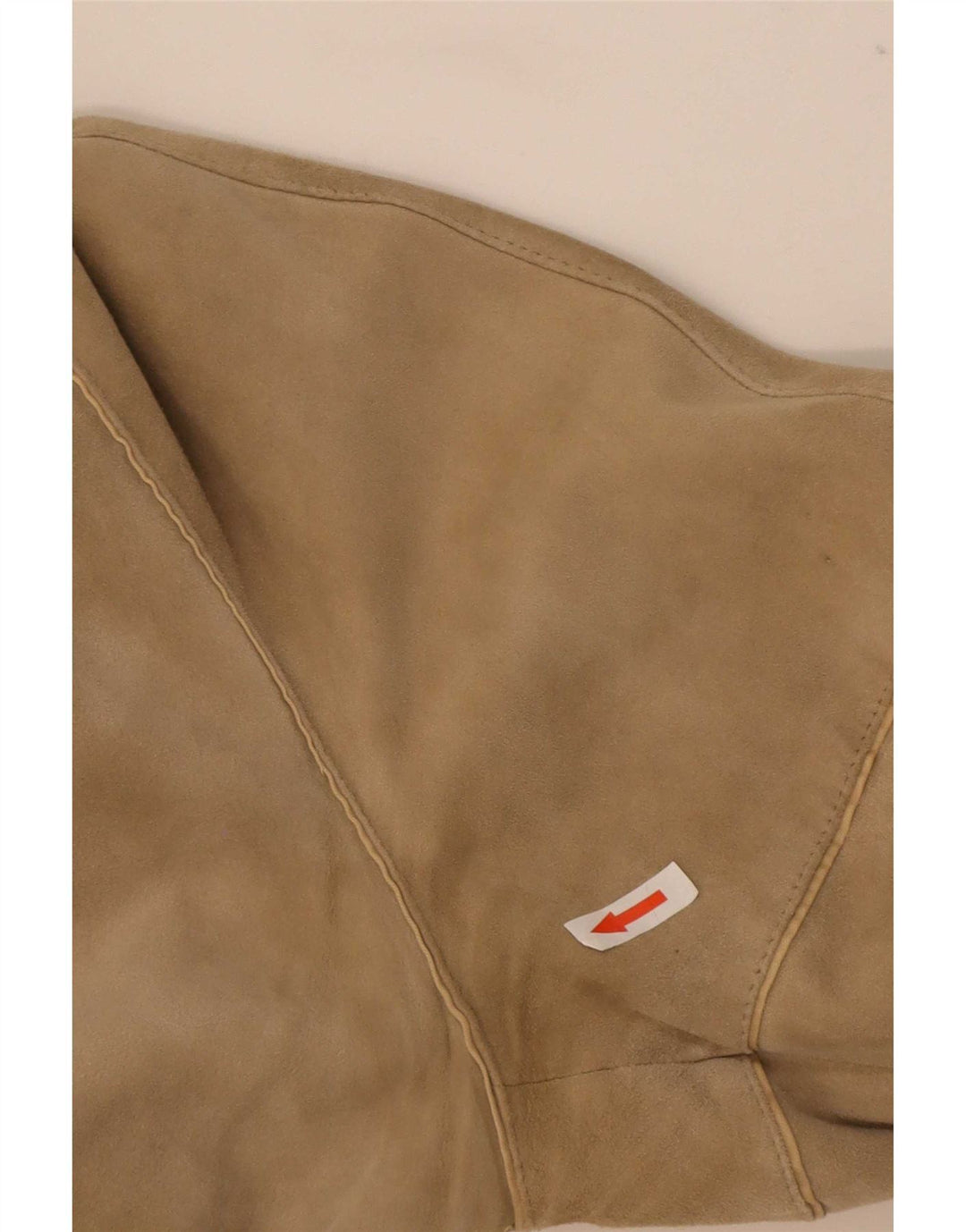 Vintage Mens Reversible Suede Jacket IT 48 Medium Beige Leather