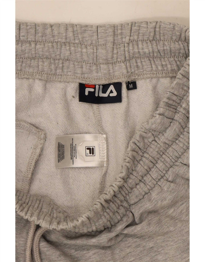 Fila Mens Graphic Sport Shorts Medium Grey Colourblock Cotton