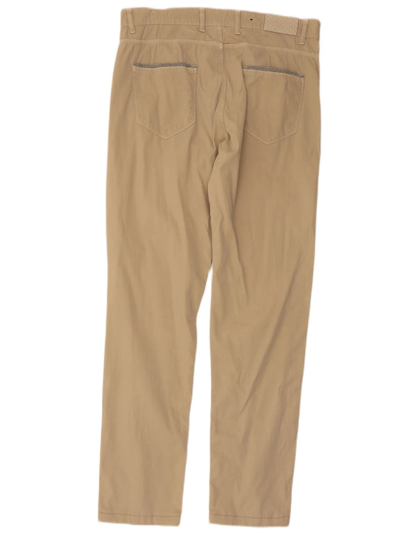 Liu Jo Mens Straight Casual Trousers W36 L32 Beige