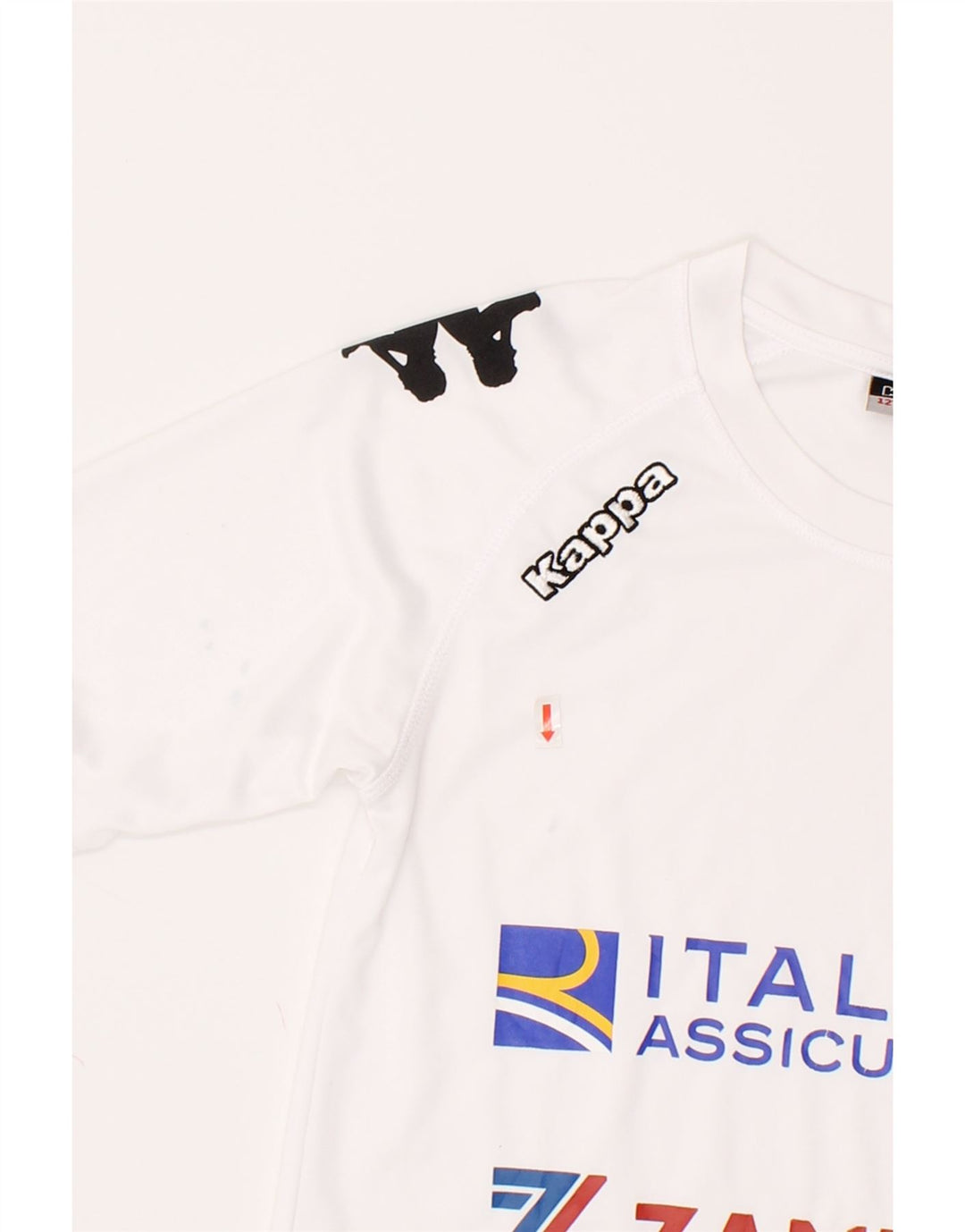 KAPPA Boys Graphic T-Shirt Top 11-12 Years White Polyester Vintage Kappa and Second-Hand Kappa from Messina Hembry 