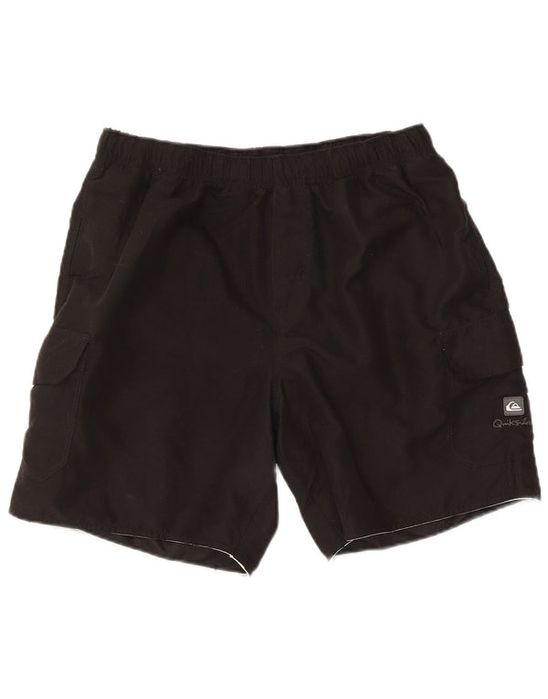 Quiksilver Mens Cargo Sport Shorts Medium Black