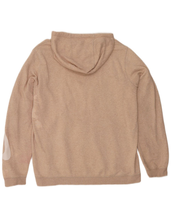 Nike Grafisk hættetrøje til mænd XL Beige Flecked Bomuld