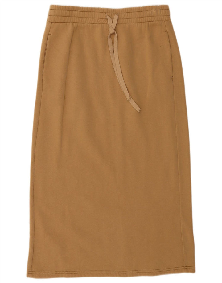 Gonna longuette da donna Benetton media W28 in cotone beige