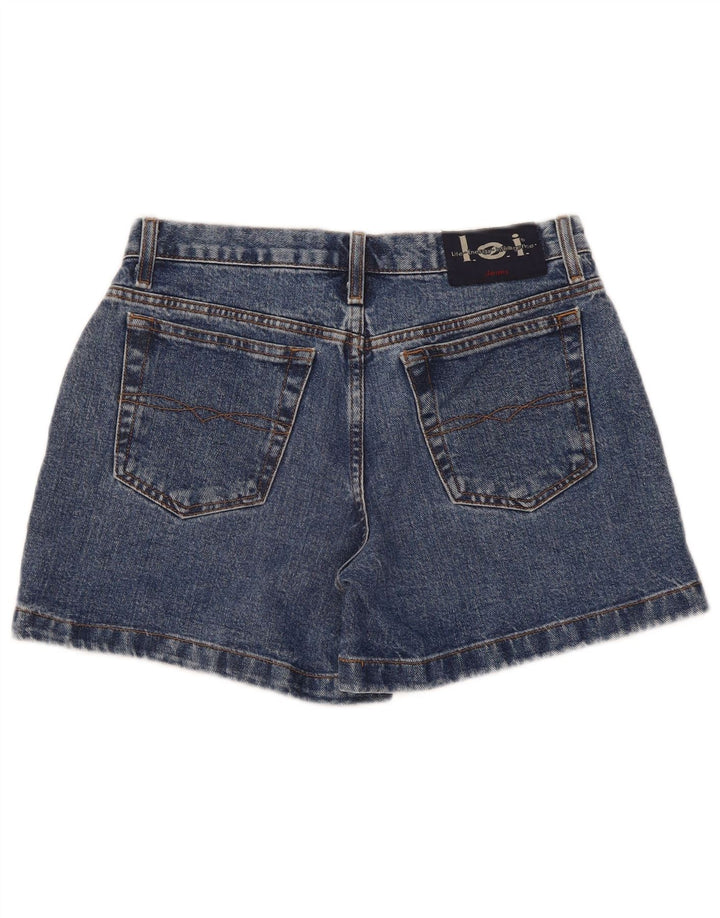 L.E.I Womens Denim Shorts US 9 Medium W30  Blue Cotton