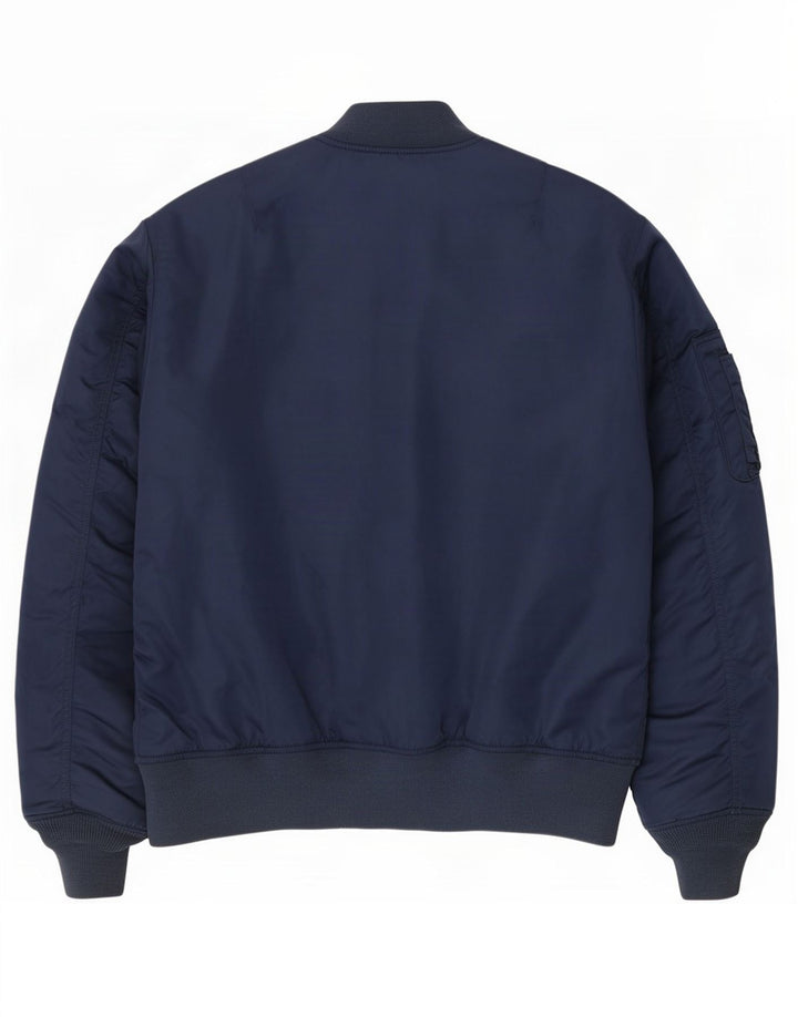 Ανδρικό μπουφάν Pull & Bear UK 38 Medium Navy Blue Colourblock