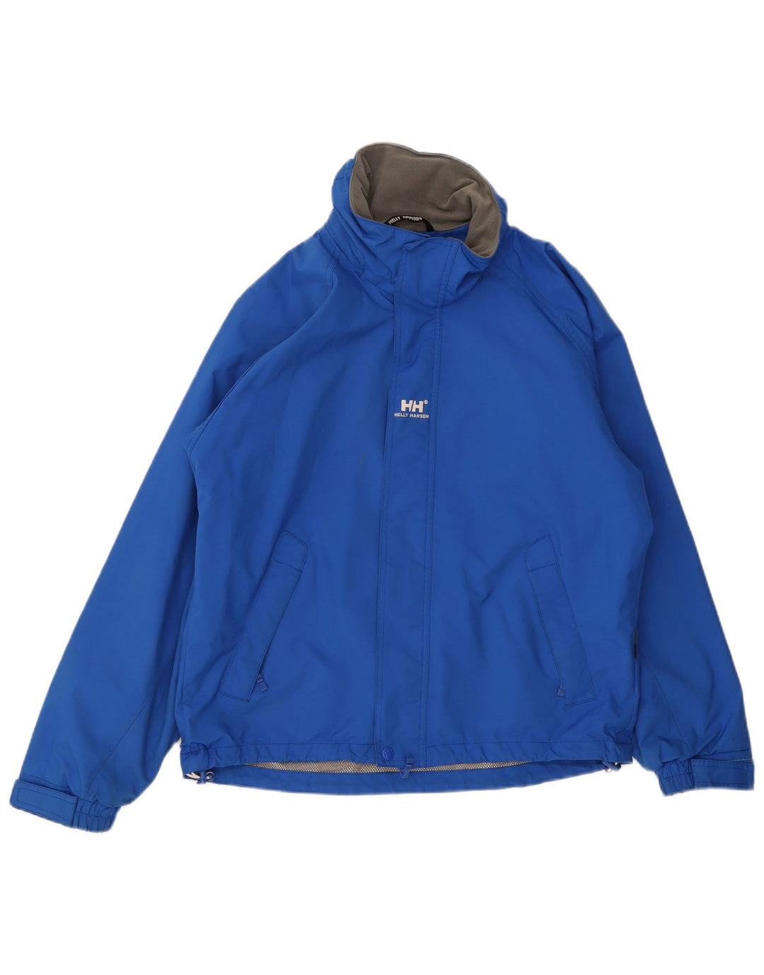 Helly Hansen Mens Rain Jacket UK 36 Small Blue Polyester Sports