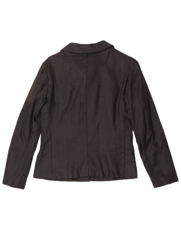 Vintage Womens 7 button Blazer Jacket UK 8 Small Black